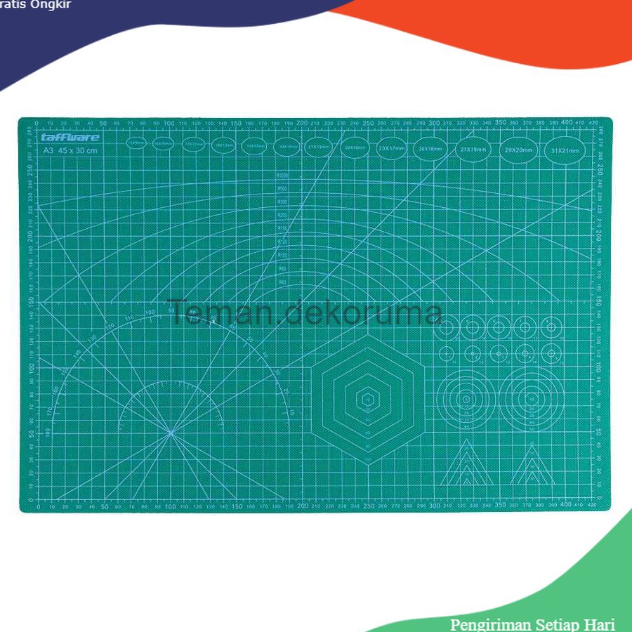 

TD PKK Taffware Work Cutting Mat Pad A3 45 x 3cm