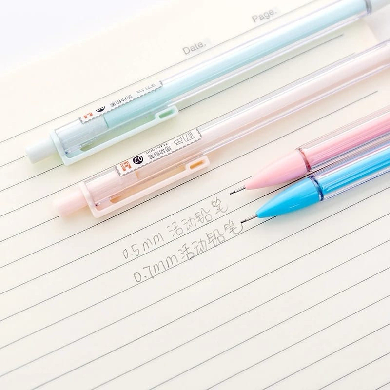 

PENSIL CETEKAN WARNA 0.5mm Pensil Mekanik Otomatis