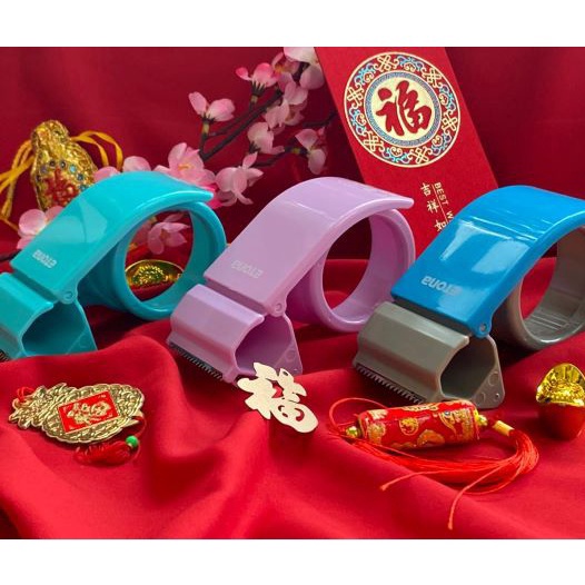 

ETONAGLORY UNGU TOSCA ABUBIRU Carton Sealer 4mm DISPENSER TAPE LAKBAN 2 INCHPEMOTONG LAKBANRUMAH LAKBAN