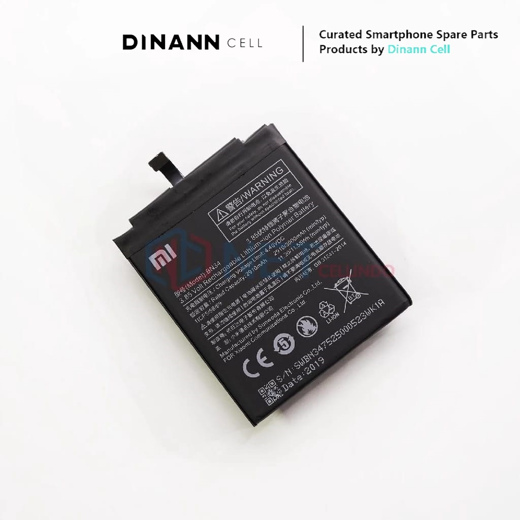 BATERAI XIAOMI REDMI 5A BN34 / BATRE XIAOMI REDMI 5A BN34