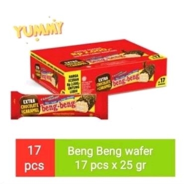 

Beng² Wafer Caramel Crispy Chocolate 1 Box 17 pcs