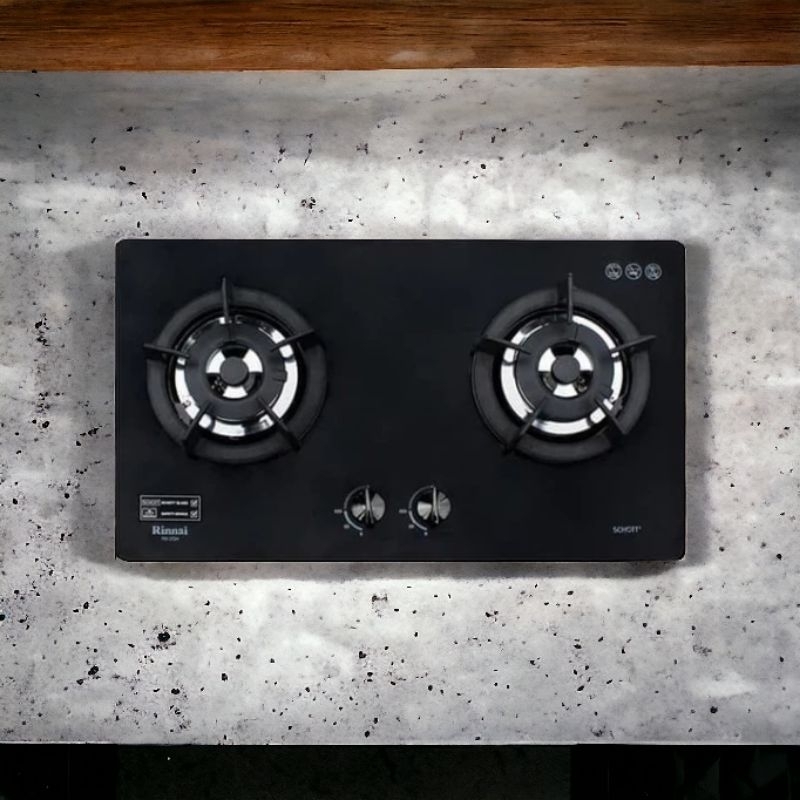 Kompor Tanam Rinnai RB 2GHC / RB2GHC 2 Tungku