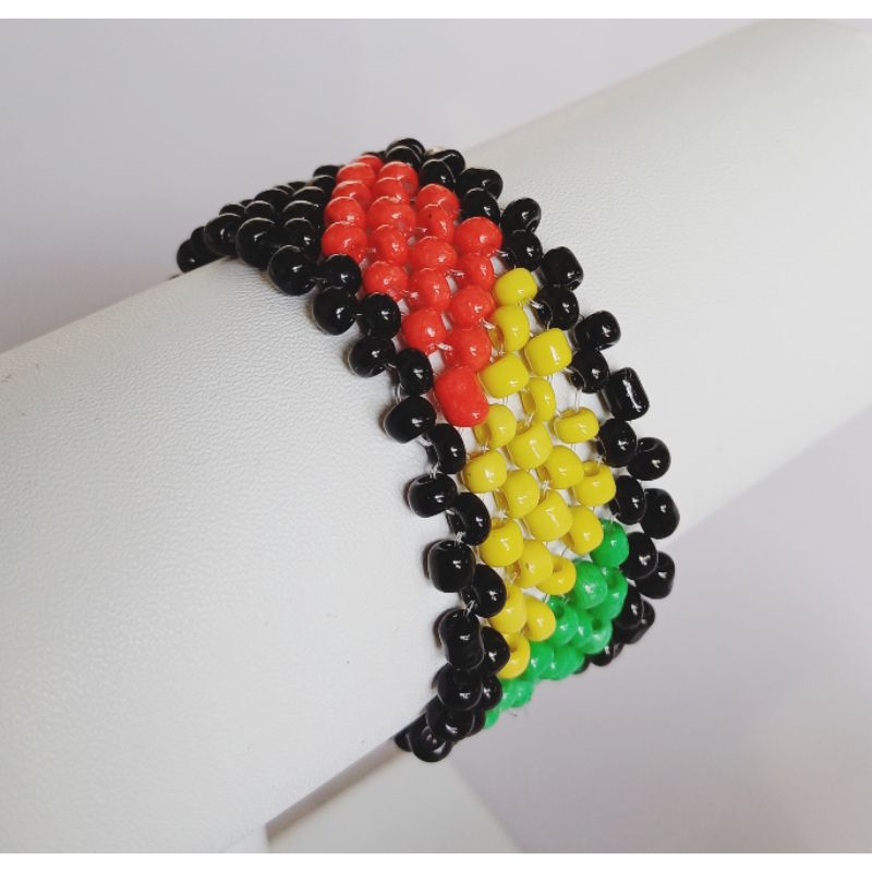 Gelang Reggae Mote Rajut Premium