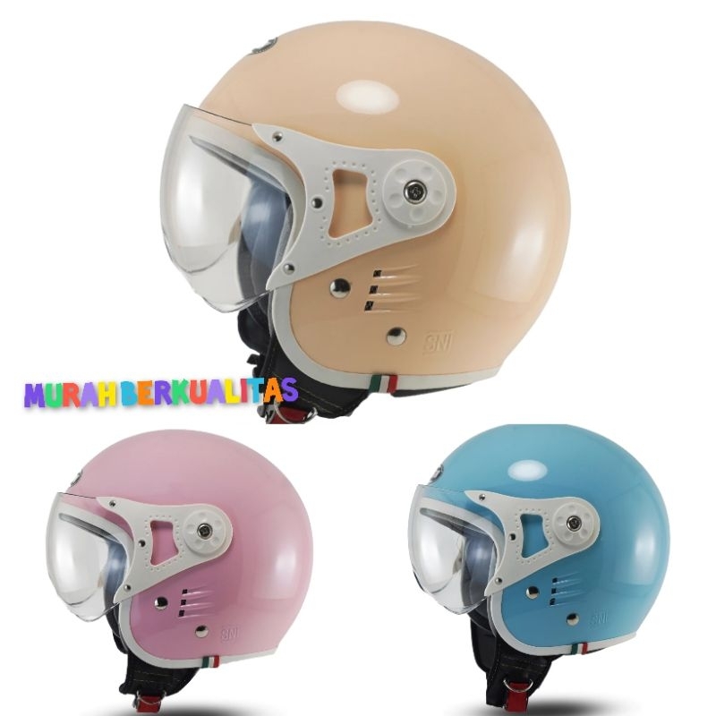 helm pilot helm Scoopy helm wanita