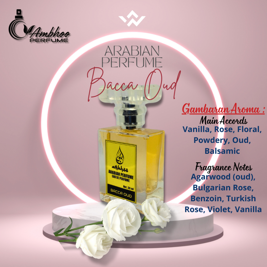 Parfum BACCA BLACK OUD | Parfum Premium| Parfum Pria Wanita | Arabian Perfume | Kualitas EDP 30ml