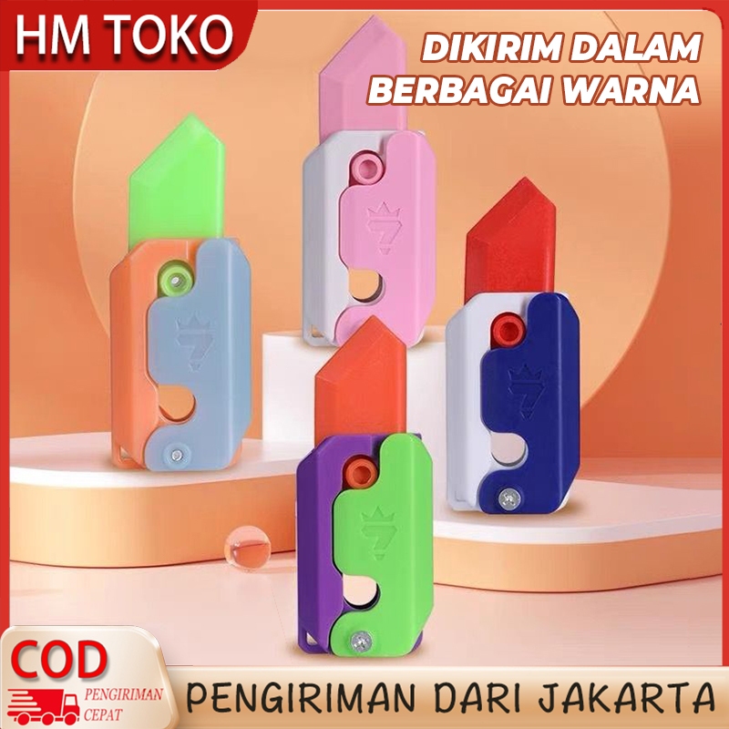 HM TOKO 2023 Gravity Carrot Knife 3D Printing / Plastik Cute Carrot Knife / Anti Gravity Carrot Knif