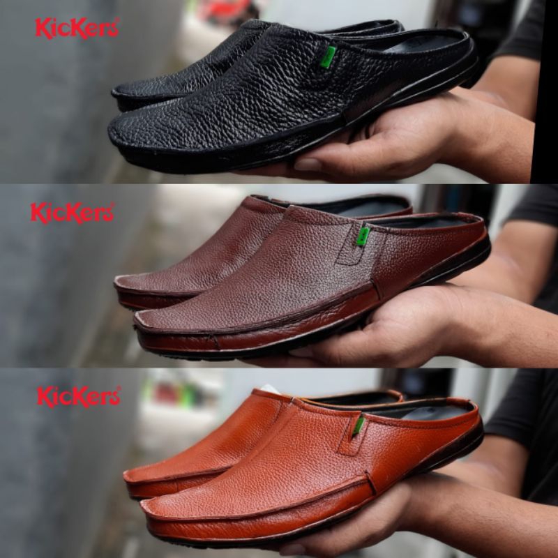 KICKERS 007 PANTOPEL  BUSTONG || SEPATU DINAS || SEPATU KULIT || SEPATU KERJA || SEPATU CASUAL FORMA