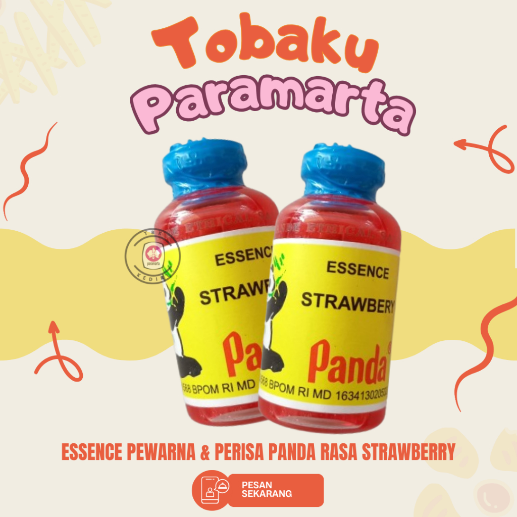 

ESSENCE MAKANAN CAP PANDA RASA STRAWBERRY / ESSENCE MAKANAN CAP PANDA