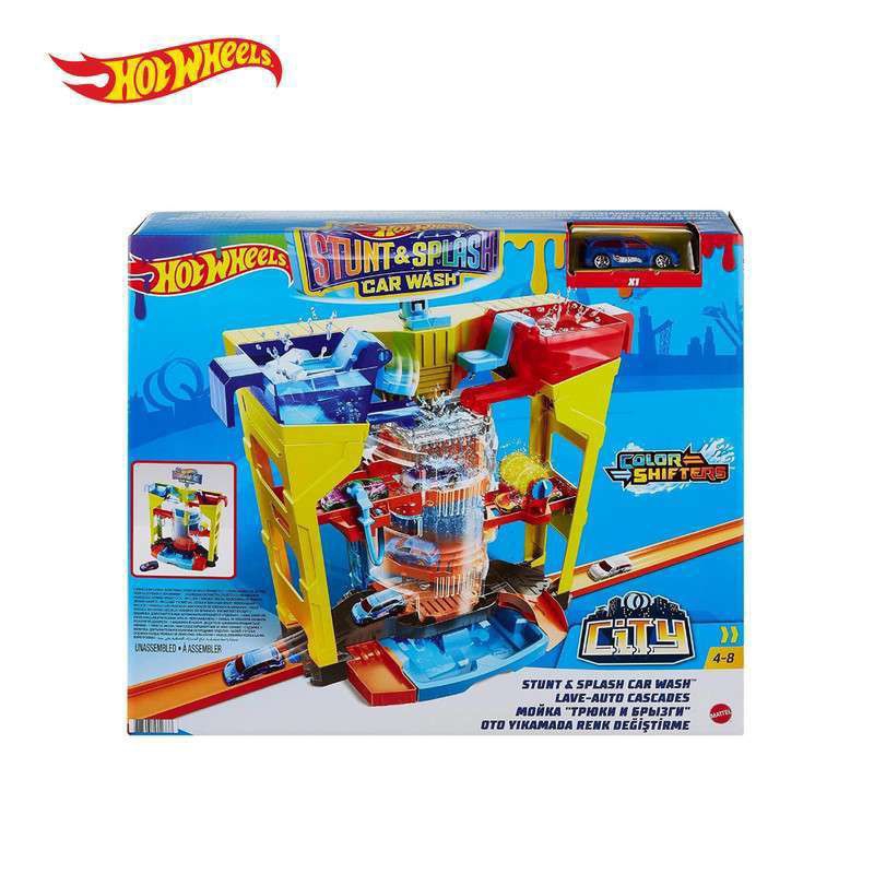 Hot Wheels City Stunt & Splash Car Wash 