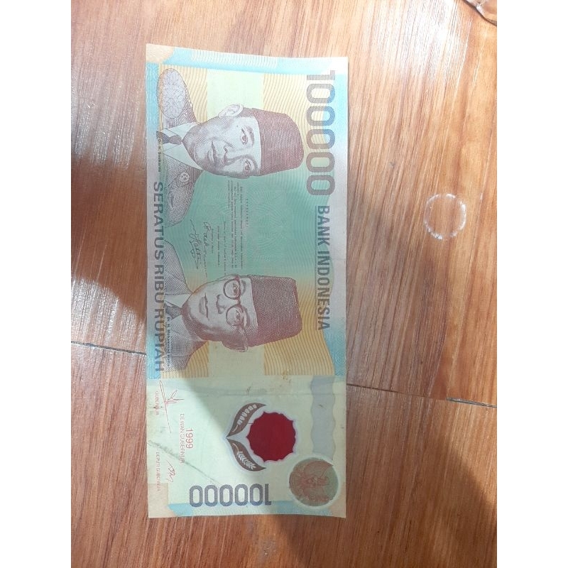 Uang 100 ribu 1999