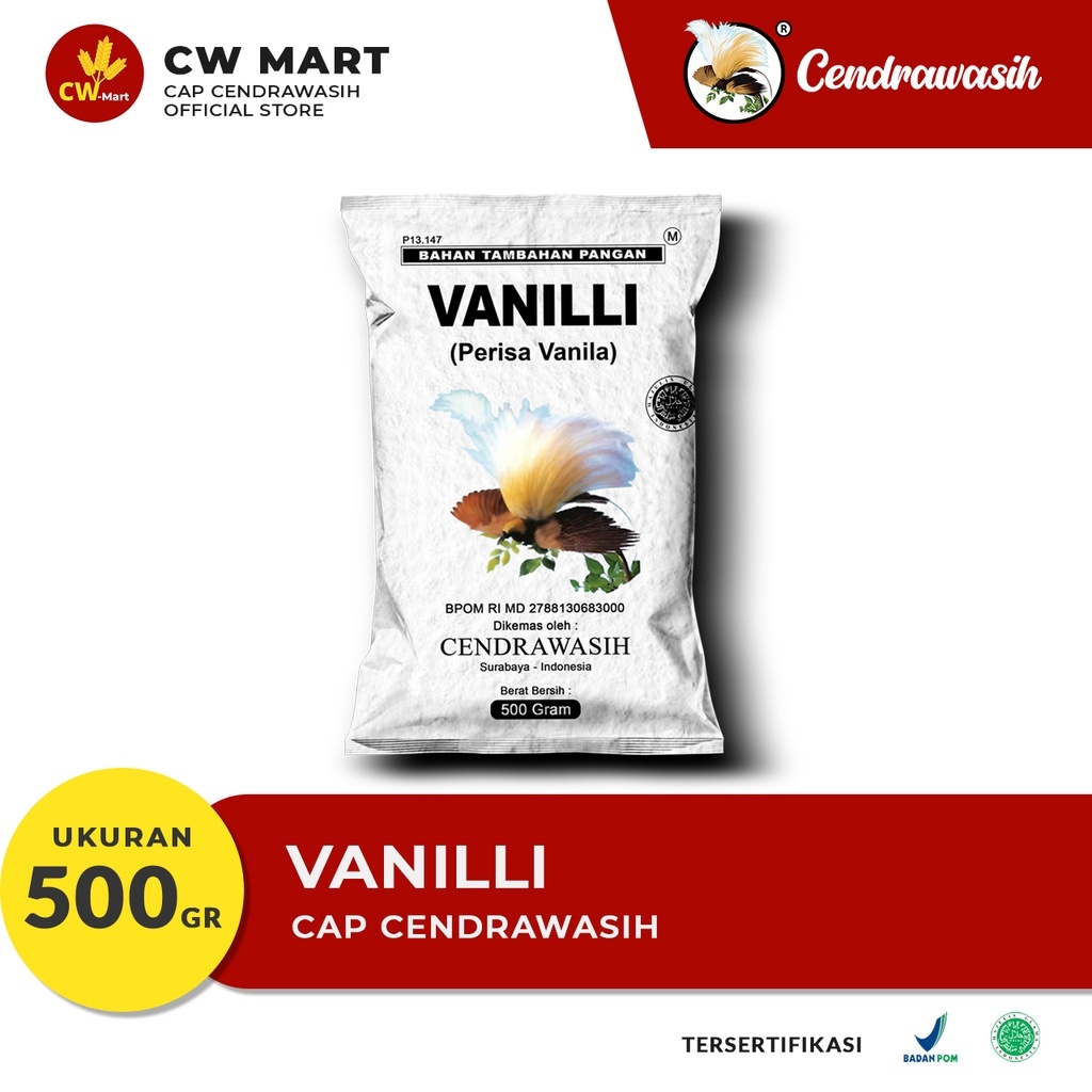 

Vanili perisa vanila cendrawasih 500 gram