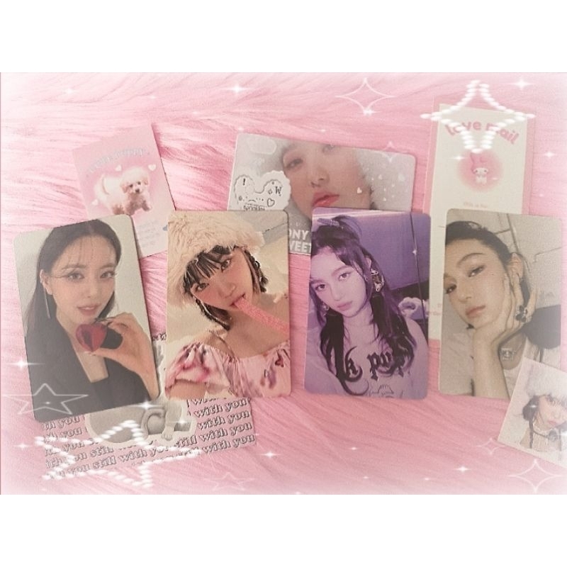 [READ DESC] wts candy chaewon yupi sourbelt antifragile frozen aquamarine bundle newjeans itzy