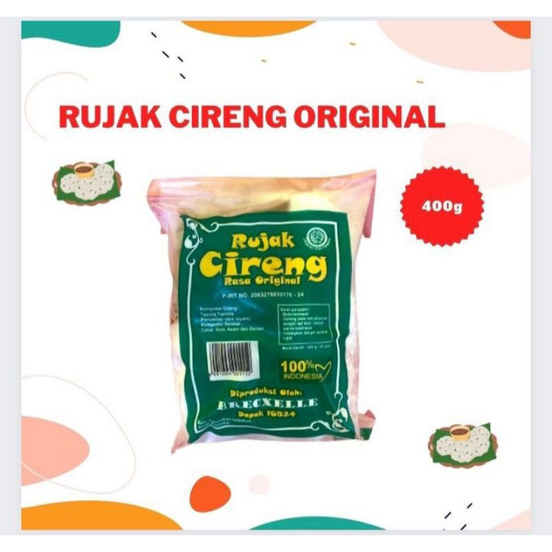 

RUJAK CIRENG RASA ORIGINAL 400GR