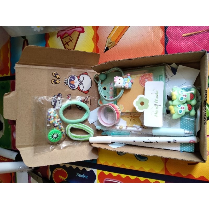 

Hampers unyu serba hijau.