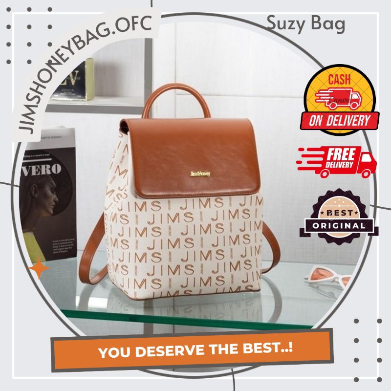 TAS RANSEL SEKOLAH KULIAH ANAK WANITA CEWEK KECIL ANTI AIR MURAH SUZY BACKPACK JIMS HONEY TERBARU