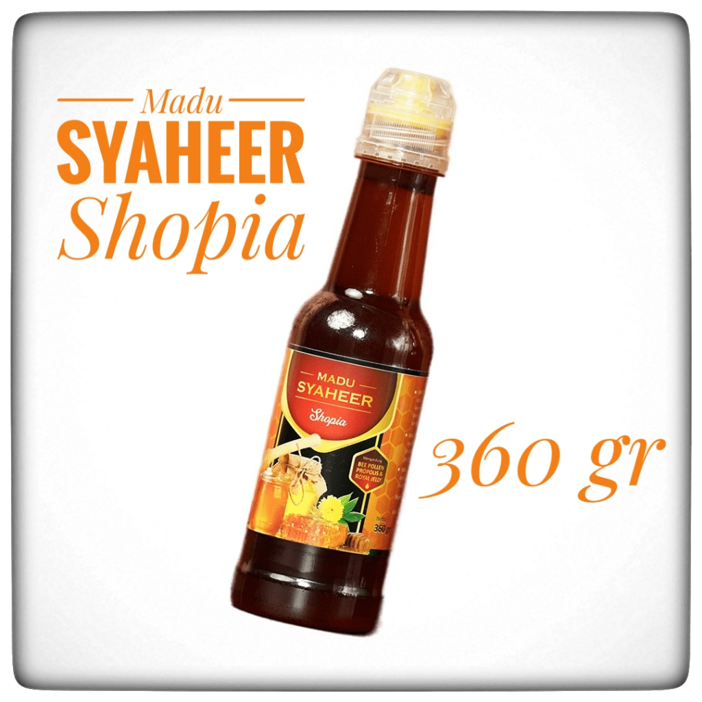 

Madu Syaheer Shopia 360 gr - 100% MADU MURNI - MADU KELUARGA - MENGANDUNG PROPOLIS, BEE POLLEN, ROYAL JELLY