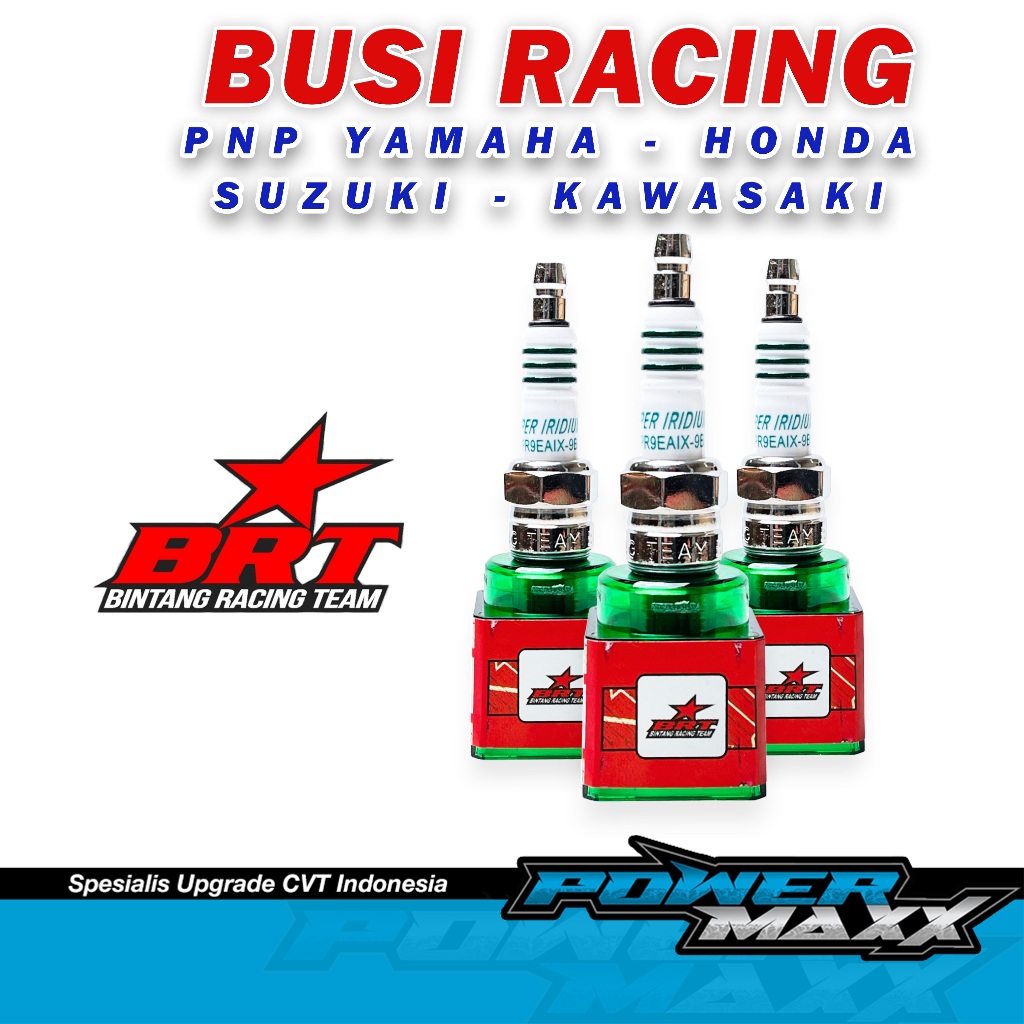 BUSI RACING - Busi BRT Super Iridium Beat Scoopy Vario Nmax Aerox Mio M3 PCX BUSI RACING BRT SUPER I