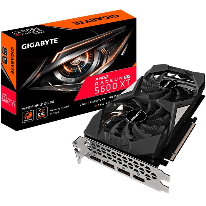 VGA AMD RADEON RX 5600 XT GIGABYTE WINDFORCE OC RX 5600XT