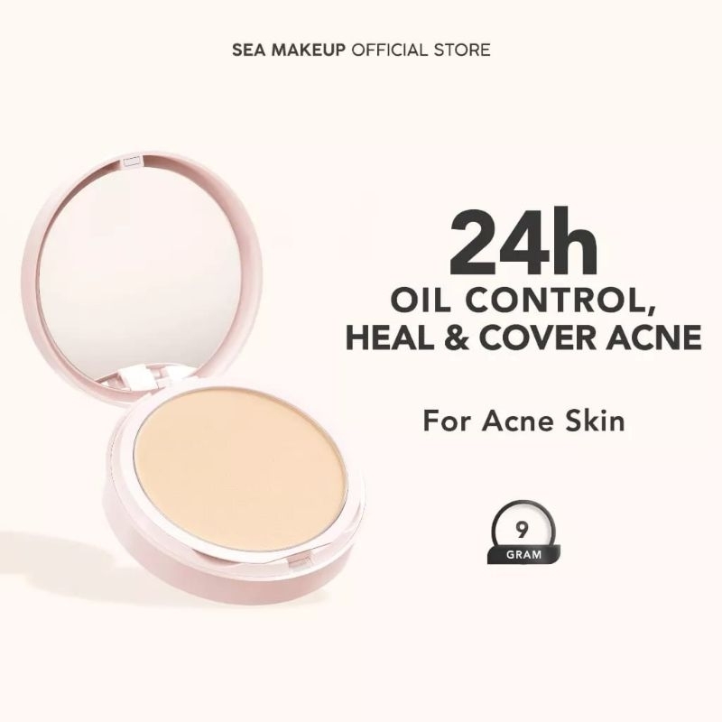 SEA MAKEUP - Sea Makeup - SEA Make Up - sea makeup - SEA MAKEUP Acne Cover & Smooth Two Way Cake - T