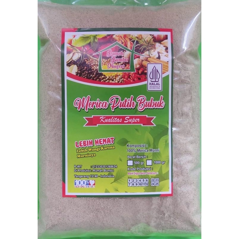

Merica Bubuk Putih Rumah Bumbu