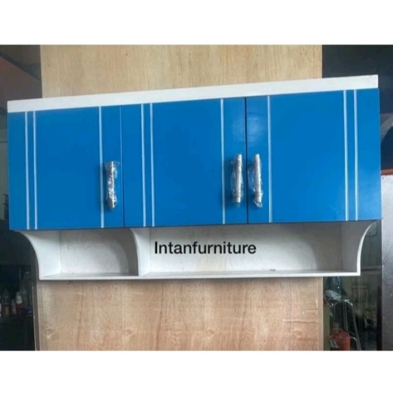 kichenset lemari dapur gantung tempel dingding