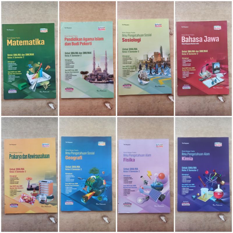 Buku LKS kelas 10 Semester 2  " VIVA PAKARINDO " Kurikulum merdeka