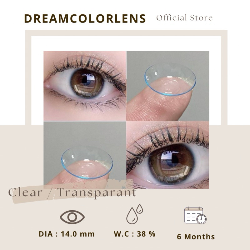 Softlens Bening / Clear / Transparant Minus Beda Minus