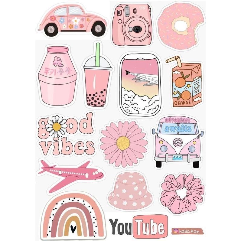 Stiker Lucu, stiker jurnal, laptop, hp, koper, lemari dll.