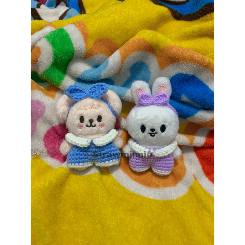 Baju rajut Skzoo Pilot (10cm) Crochet clothes Kpop doll