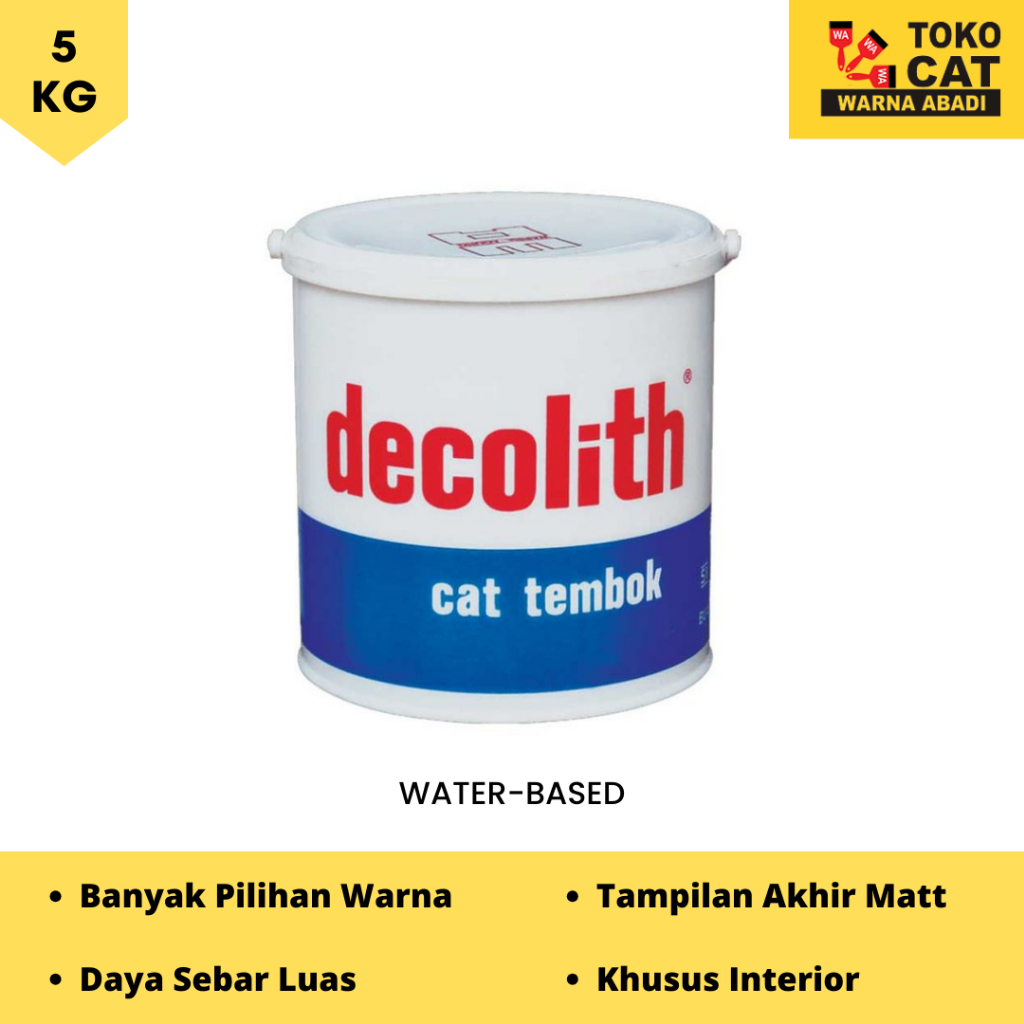 Cat Tembok Interior Decolith 5 Kg