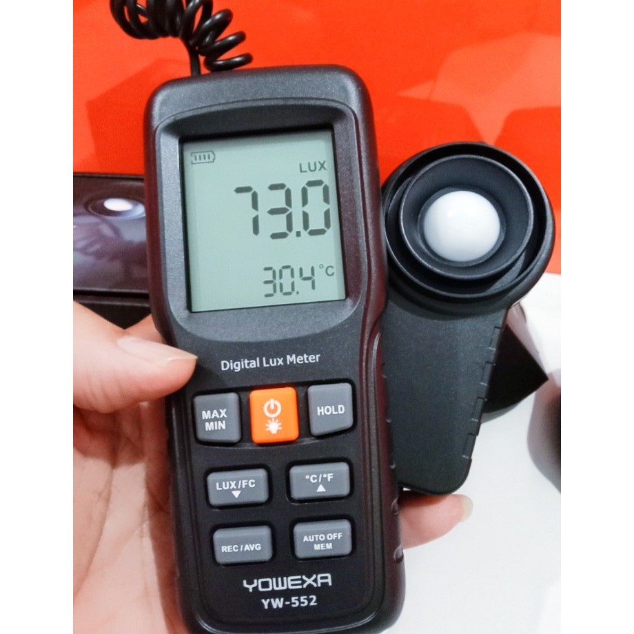 Digital Lux Meter / Light Meter Lux meter Illuminance YOWEXA YW-552