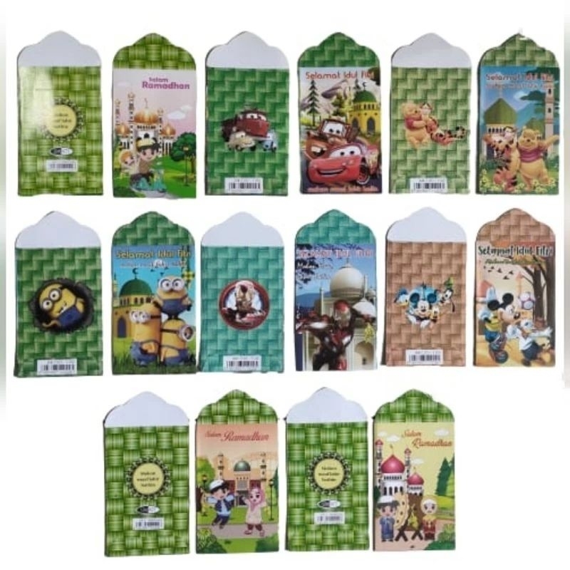 

AMPLOP LEBARAN KARAKTER ANAK Size : 6 × 9 cm (1 Pack isi 10 Amplop )