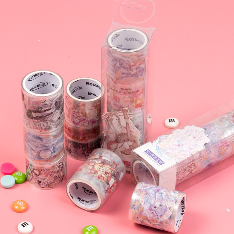 

Washi tape selotip set anime kartun cartoon