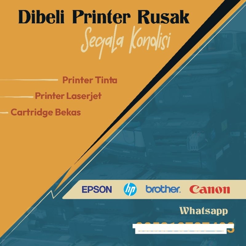 Cari printer dan laptop rusak bekas pemakaian pribadi maupun kantor dibeli sistem borong atau lelang