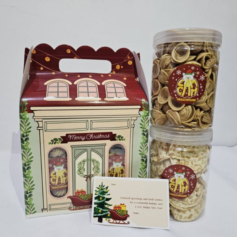 

HOLLY BOX Kue Kering Parsel Natal/Christmas/Xmas Hampers/Gift