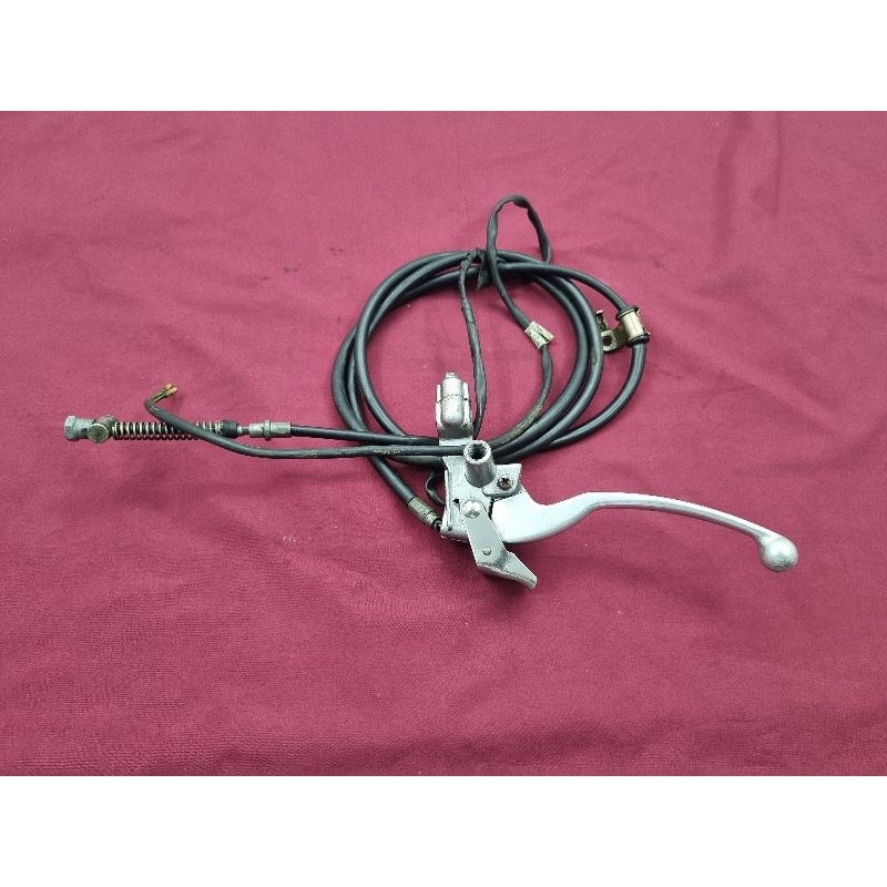 DUDUKAN HANDLE REM KIRI SCOOPY KARBU ORIGINAL