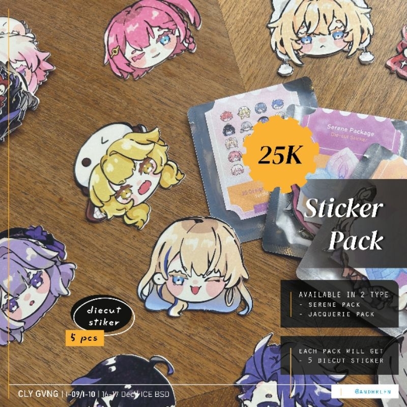 Honkai:Star Rail Sticker Pack Gacha