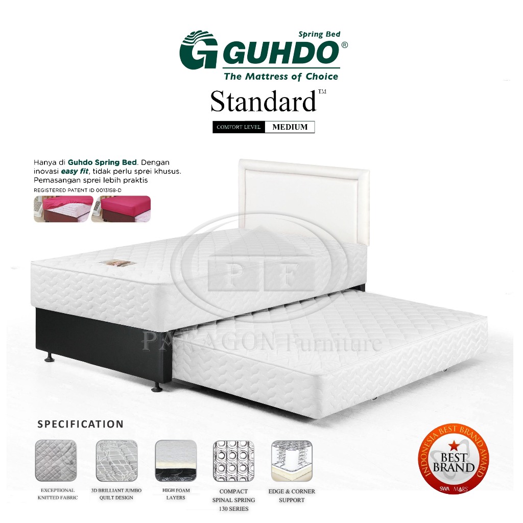 2in1 Standard 120x200 HB Prospine - Spring bed Guhdo Spring bed
