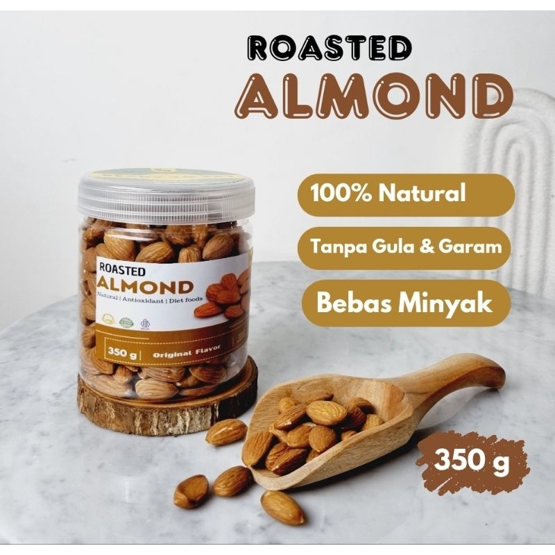 

Kacang Almond Panggang Rasa Original 350 g