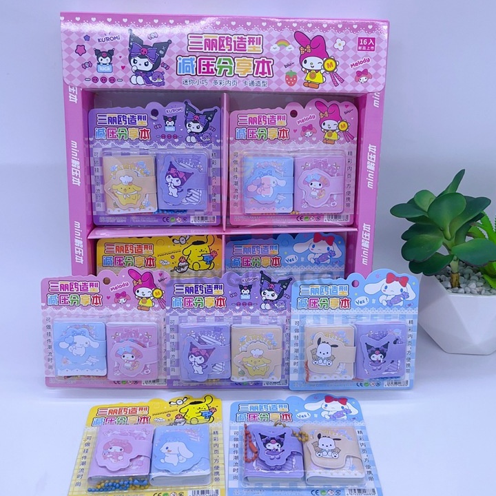 

Terupdate 2PCS MEMO MINI GANTUNGAN SANRIO LUCU ISI 2 PCS BUKU KECIL MINI SANRIO CINNAMOROLL KUROMI MELODY PURIN