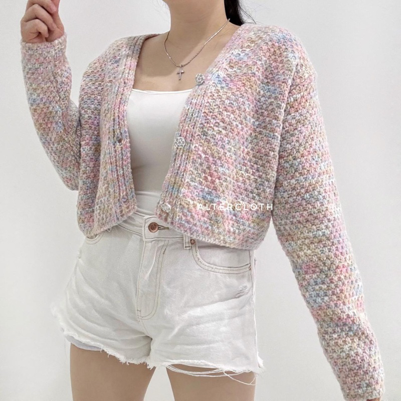 alter.cloth - DENNA CARDI | Atasan Wanita Lengan Panjang Longsleeve Kardigan Korea Fashion Knitwear 