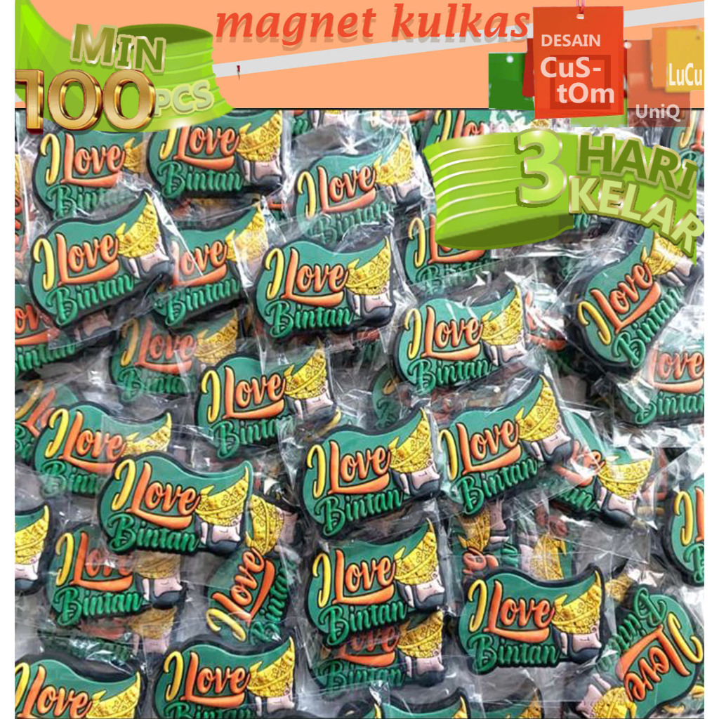 MAGNET KULKAS CUSTOM 3D| MAGNET TEMPELAN KULKAS CUSTOM | TEMPELAN KULKAS KARET CUSTOM | MAGNET KULKA