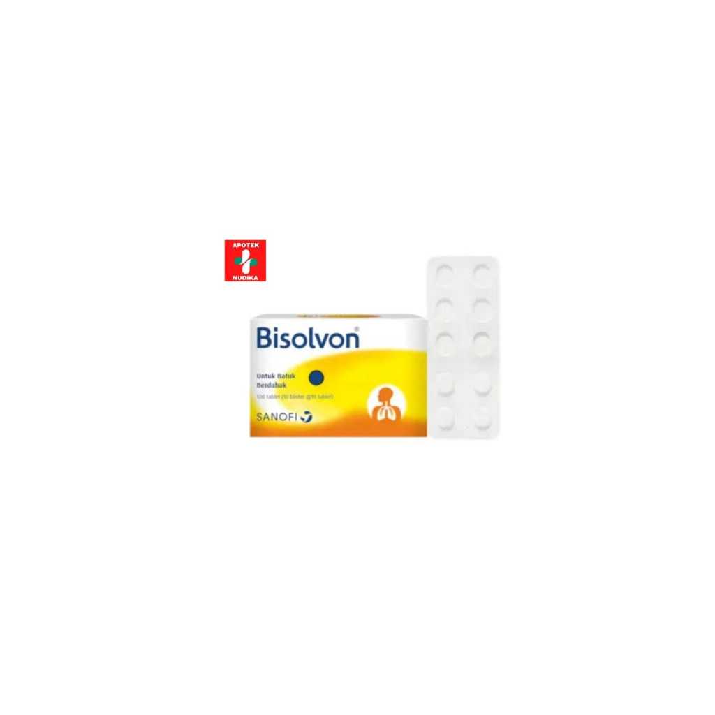 BISOLVON STRIP 10 TABLET - Obat Batuk Berdahak Bisolvon Bromhexine 8 MG