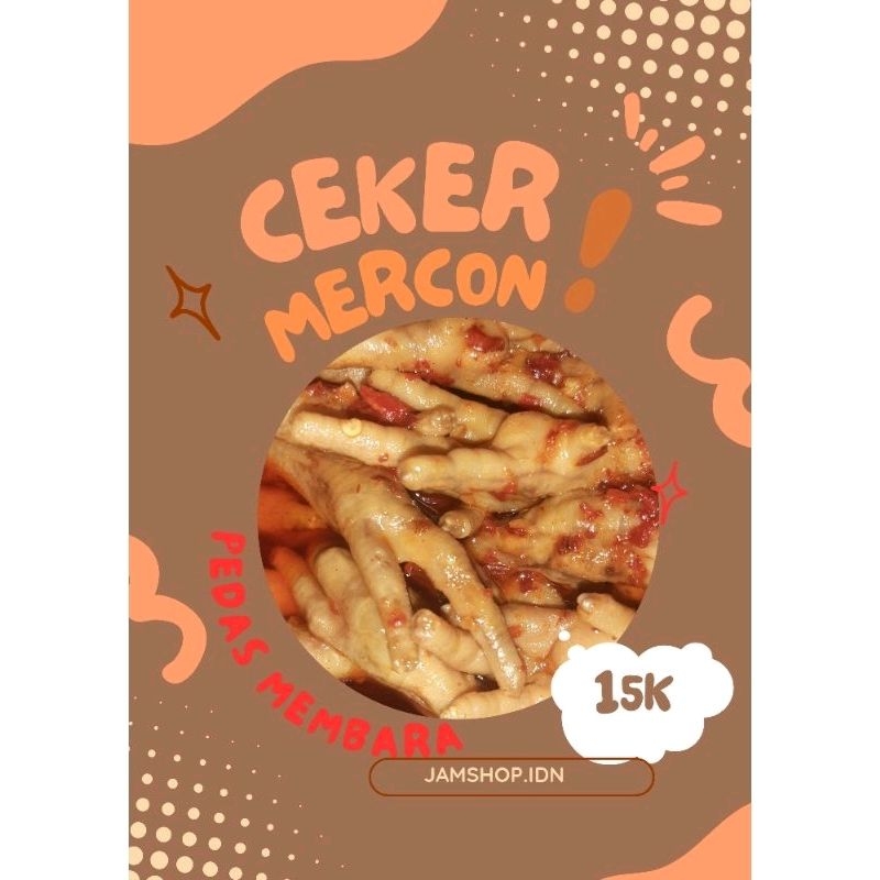 

Ceker Mercon Pedas 150gr