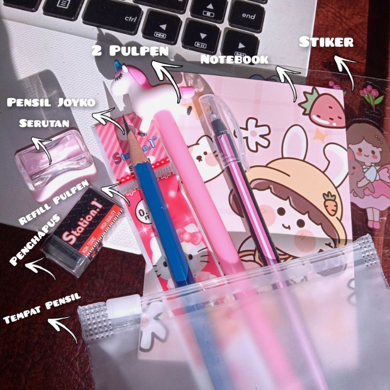

PAKET ALAT TULIS LENGKAP 13K | 8in1 | TERMURAH BERKUALITAS
