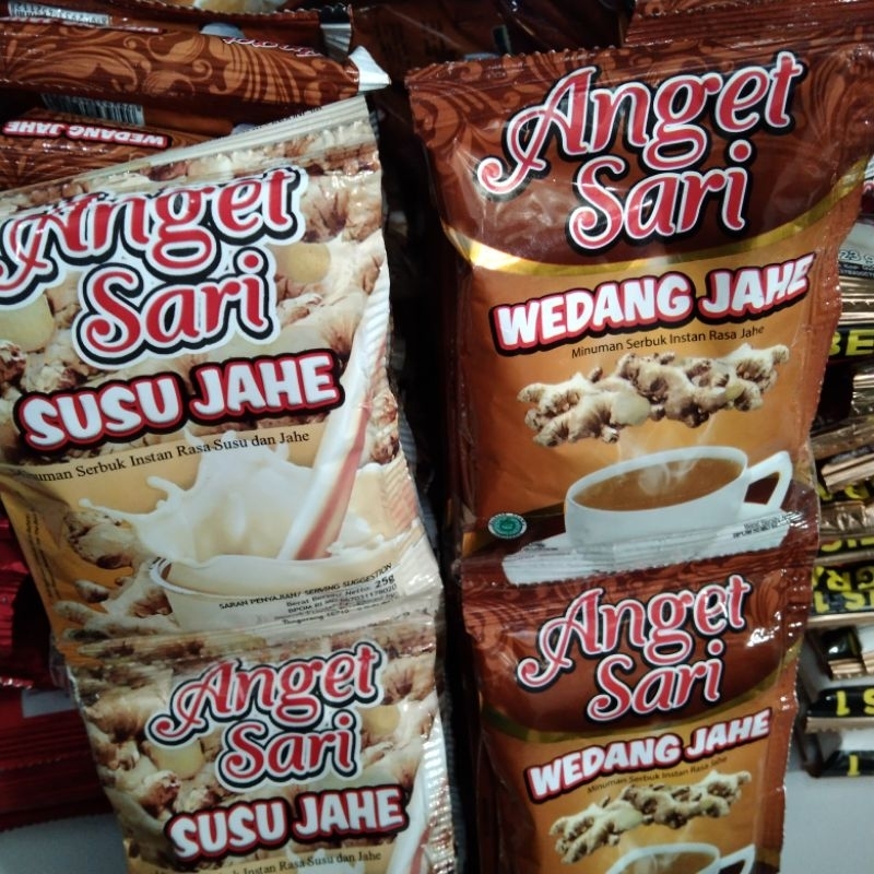 

Anget sari susu jahe 10sachet×15gr wedang jahe anget sari