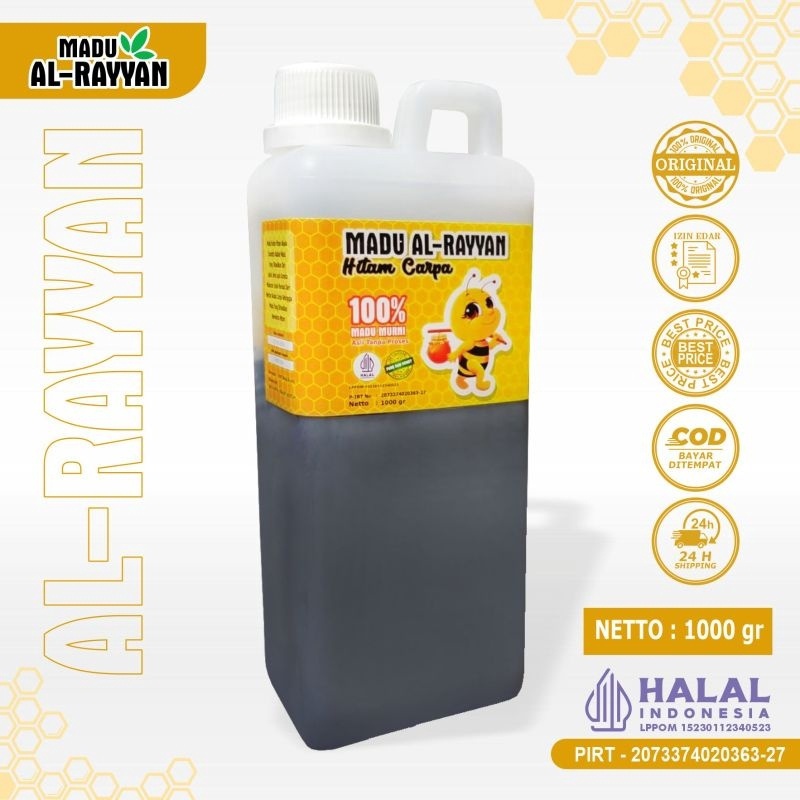 

Original Madu Hitam Raw Honey 1kg Madu Murni Madu AlRayyan grosir