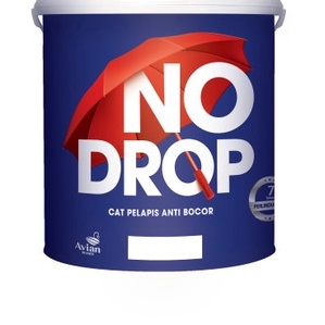 Diskon NO DROP WATEROROOF  CAT PELAPIS ANTI BOCOR  CAT NODROP ANTI BOCOR  CAT TEMBOK LUAR 1KG PJAWA 