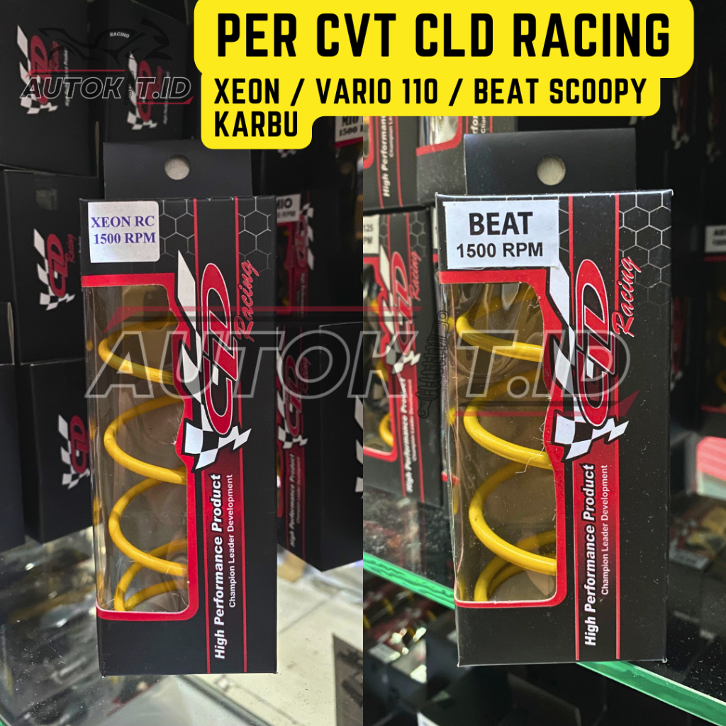 PER CVT CLD RACING 1000 RPM / 1500 RPM XEON / VARIO 110 / BEAT KARBU / SCOOPY KARBU