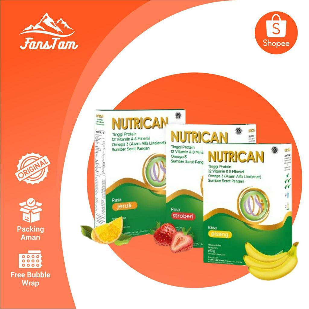 

Stok terbaru NUTRICAN RASA PISANGJERUKSTRAWBERY 245 GRAM